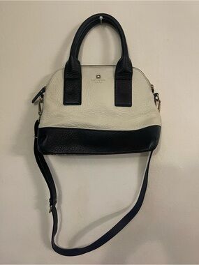 kate spade Blue and cream Leather Dome Satchel